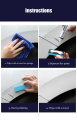 Car Minor Scratch Repair Wax Kit Paint Care Auto Polishing Cleaner Repair Tool. 