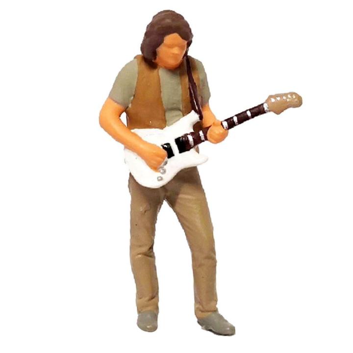 Hand Painted 1/64 Rock Music Figures Resin Model Diorama Scenery Movie Props Decor
