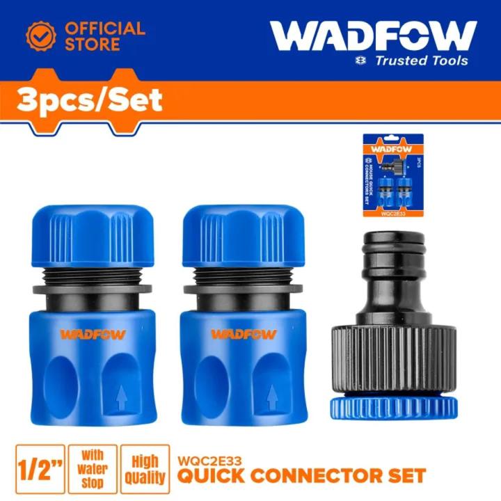 3 PCS HOSE QUICK CONNECTORS SET WADFOW (WQC2E33)