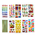 Sticker for kids-10 pata/3D Cartoon Anime Princess Sticker for Kids Notebook Stickers DIY Scrapboo.