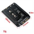 Metal Case Bm Key M.2 Ngff Ssd To 2.5 Sata 6gb Adapter With Enclosure Socket M.2 Sata Adapternot For Nvme M Key. 