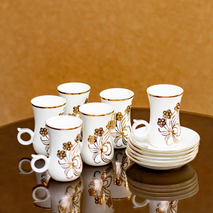 Turkish Tea Cup Set- pc Cup Saucer