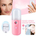 30ML Mini Facial Steamer Facial Sprayer USB Nebulizer Humidifier Moisturizing Hydrating Women Beauty Skin Care Tool AmourV.