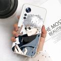 Phone Case For IPhone 14 15 13 12 11 Pro Max Mini X Xr Xs Max 7 8 6 6s Plus Back Cover Cartoon Cute Japan Jujutsu Kaisen Gojo Satoru Cool Couple Fashion Camera Protective Silicone Shockproof Cover Soft. 