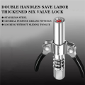 Heavy-Duty Quick Release Grease Coupler NPTI/8 10000 PSI Two Press Easy to Oil Grease Injector. 