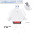 SD Card Reader for iPhone,Triangle USB C Memory Card Reader for iPhone 15/iPad/Mac/Macbook Pro/Air,USB Adapter No App Required. 