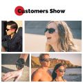 Fancy Slap Wristband Men Polarized Wrist Sunglasses Folding Women Roll Bracelet 2023 Trend Foldablen Square Sun Glasses.