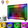 High quality 4 Meter/13.12 feet LED Light Strip RGB 5050 Color Changing LED Light Flexible Light Strip with 24keys Remote/Bluetooth App Control/3keys USB Cable for Home Decor,Room Decor,Party Decoration TV Lighting Bedroom lighting Wall Lighting. 