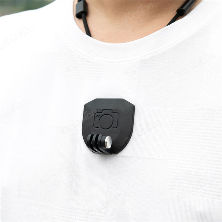 【Fast and Free Delivery】 Magnetic Neck Strap Holder Mount Bracket Adapter With Lanyard for Go Pro 13 12 Insta 360 X4 DJI Osmo Action 5 Pro 4 Camera
