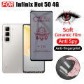 Infinix Hot 50 Privacy Tempered Glass Hot 50i 40i 40 Pro Smart 9 8 Screen Protector+Camera Lens Glass+Back Film.