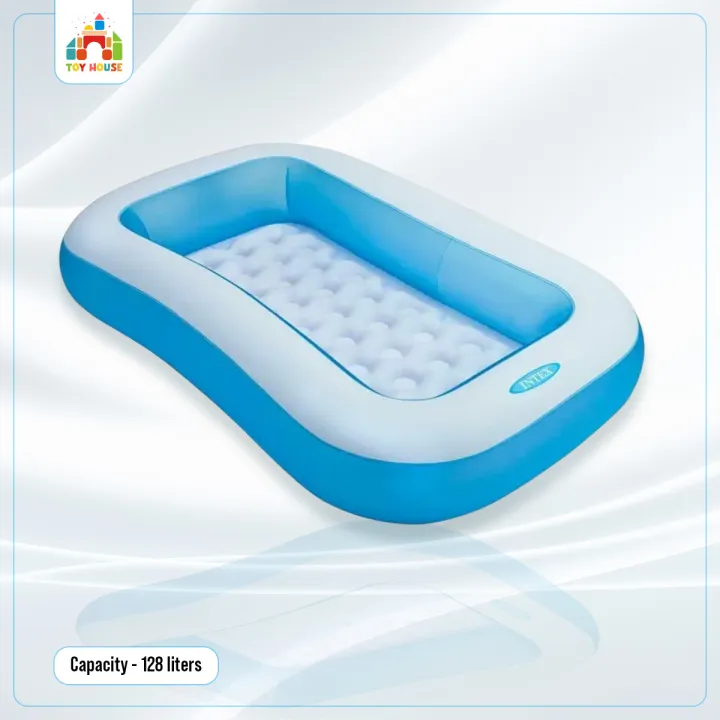 Intex%2057403Np%20Large%20Rectangular%20Baby%20Pool%20With%20Inflatable%20Floor%20(166Cm%20X%20100Cm%20X%2028Cm)-%20Blue%20-%20Image%203