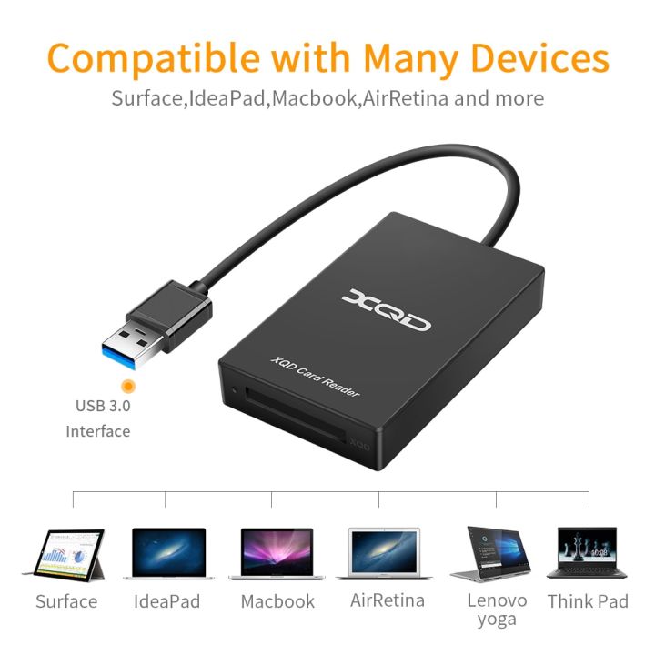 KARTOMAN%20USB%203.0%20XQD%20Memory%20card%20reader%20Transfer%20Sony%20M/G%20Series%20for%20Windows/Mac%20OS%20computer%20-%20Image%206