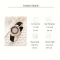 Women's Watch Flower Fashion Quartz Watch Sparkling Rhinestone Analog Wrist Watch & 1pc Rose Flower Bracelet, Gift For Mom Her.