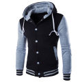 Spring Autumn Men's Hoodies Jacket Boy Baseball Hoodies Coat Fashion Streetwear Slim College Varsity Brand Stylish Veste Homme. 