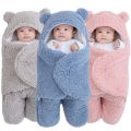 Baby Sleeping Bag Ultra-Soft Fluffy Fleece Newborn Receiving Blanket Infant Boys Girls Clothes Sleep Nursery Wrap Swaddle. 