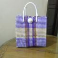 Nylon basket bag. 