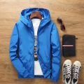 Jacket Men's Windbreaker 10 Color Spring Summer Fashion Zipper Thin Jacket Men Casual Hooded Jacket Male 6XL 7XL. 