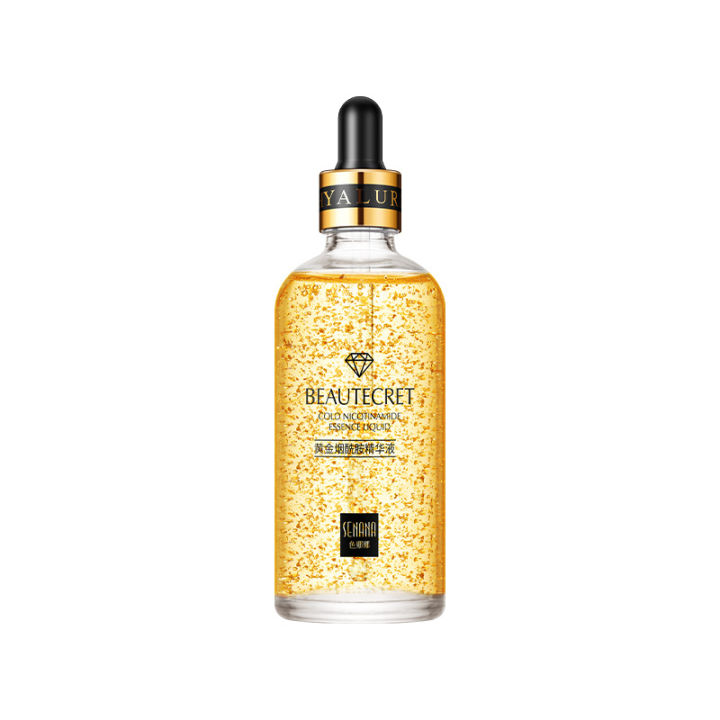 Gesh 100ml 24K Gold Niacinamide Essence Anti Aging Hyaluronic Acid Face ...