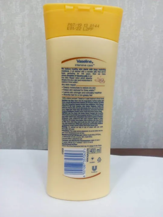 Vaseline%20dry%20skin%20repair%20Body%20Lotion%20400%20ml%20(%20South%20Africa%20)%20-%20Image%202