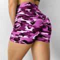 Women Short Ladies Summer Casual Camouflage Push Up Fitness Skinny Shorts Running Gym Stretch Sports Short Pants 2023 New.