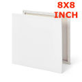 White Premium Canvas 8x8 inch 2 pcs. 