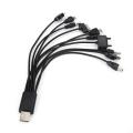 new 1pcs 10 in 1 Micro USB multi Charger usb cables for KG90 Sony phone for mobile phones cord SAMSUNG Tablets charging cable.