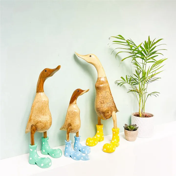 Resin%20Duck%20Statue%20Garden%20Sculpture%20Cute%20Cartoon%20Ducks%20Wearing%20Spotted%20Wellies%20Boot%20Good%20Luck%20Figurine%20Easy%20to%20Use%20Blue-S%20-%20Image%209