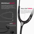 MDF® ACOUSTICA® Black Edition Lightweight Dual Head Stethoscope - MDF747XP-all black. 