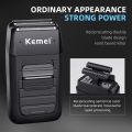 KEMEI-1102 Compact Rechargeable Lithium Ion Shaver Kit,Foil Professional Electric Shaver for Men. 