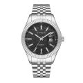 New Casarro Men's Watch Business Simplicity Fashion Trend Calendar Steel Belt High-End Waterproof Men's Watch Exquisite. 