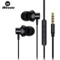 Wiresto Wired Earphones 3.5mm Gaming Headset Earbuds Mini In-Ear Headphones Hi-Fi Sound Quality Subwoofer. 