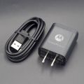 18W Fast Turbo Charger QC3.0 EU US Wall Power Adapter 1M Type C Cable For Motorola Moto G34 G53 E32 G54 G24 G50 G30 G20 Z3 G. 