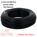 Flexible Cable (1x3.0 RM) House Wiring Cable Fire Proof 3.0 RM BYA (3.0 RM) F Skin Coin Single Core PVC Insulated Non-Shopped Wire. 