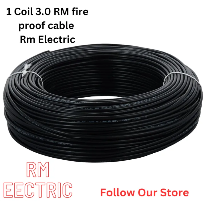 House%20wiring%20cable%203.0%20RM%20Fire%20Proof%201%20COIL%20Cable%20(3.0%20RM)%20Cable%20BYA-FR%20Red%20And%20Black%20Electric%20Wiring%20Cable%207/22%20-%20Image%204