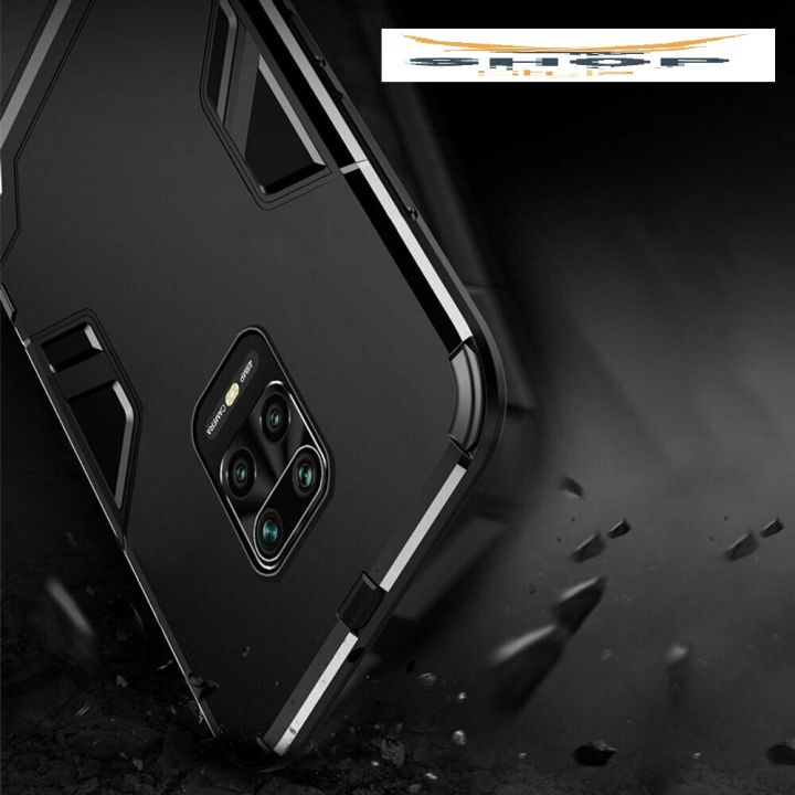 For%20Xiaomi%20Redmi%20Note%209%20-%20iRonman%20Armor%20Kickstand%20Back%20Phone%20Case%20Cover%20Casing%20-%20Image%205