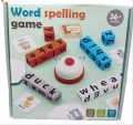 Wooden Spell Word Toys Letter Cognitive Challenge Memory English Word Game Early Learning Educational Toys For Children. 