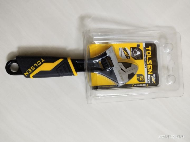 TOLSEN%20Adjustable%20Wrench%20(%206"%20%7C%208"%20%7C%2010"%20%7C%2012"%20)%20Available%20in%204%20Sizes,%20Industrial%20GRIPro%20Series%20Model:%2015308%20%7C%2015309%20%7C%2015310%20%7C%20153011%20-%20Image%203