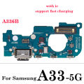USB Charger Dock Connector Board Fast Charging Port Flex Cable For Samsung Galaxy A02 A02S A03 core A12 A13 A22 A32 A33 A52 A53.
