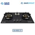 GA-BGS-21 – Gazi Smiss 3 Burner Gas Stove | Auto Ignition | Tempered Glass Body | LPG & NG Supported.