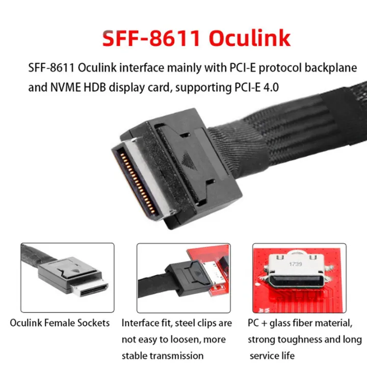 Expansion%20Card%20External%20Graphics%20Card%20Mainboard%20SFF-8611%208612%20NVMe%20M.2%20SSD%20to%20PCIe%204.0%20X16%20Adapter%20Expansion%20Card%20PCIe%20X4%20Riser%20Card%20External%20Graphics%20-%20Image%204