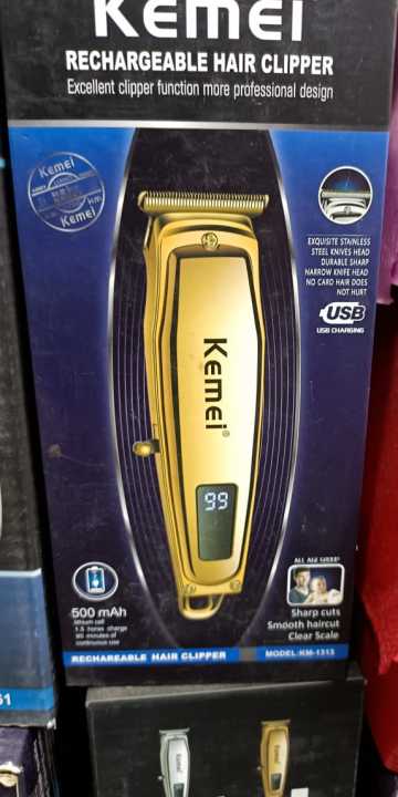 Kemei%20Km-1313%20Rechargeable%20Digital%20Display%20Hair%20and%20Beard%20Trimmer%20-%20Image%203