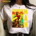Hot Japanese Anime T Shirt Men Chainsaw Man Manga Graphic Tees Funny Cartoon ca Makima T-shirt Uni Tops Tshirt Male.