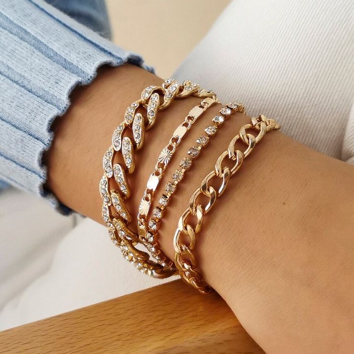 Punk%20Heavy%20Metal%20Rhinestone%20Chain%20Bracelets%20Set%20for%20Women%20Adjustable%20Crystal%20Pulseras%20Bangles%20Hand%20Jewelry%20Gift%20Steampunk%20Men%20-%20Image%204