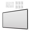 Portable Projector Screen for Home Theater Outdoor HD White Foldable Anti- (60Inch). 