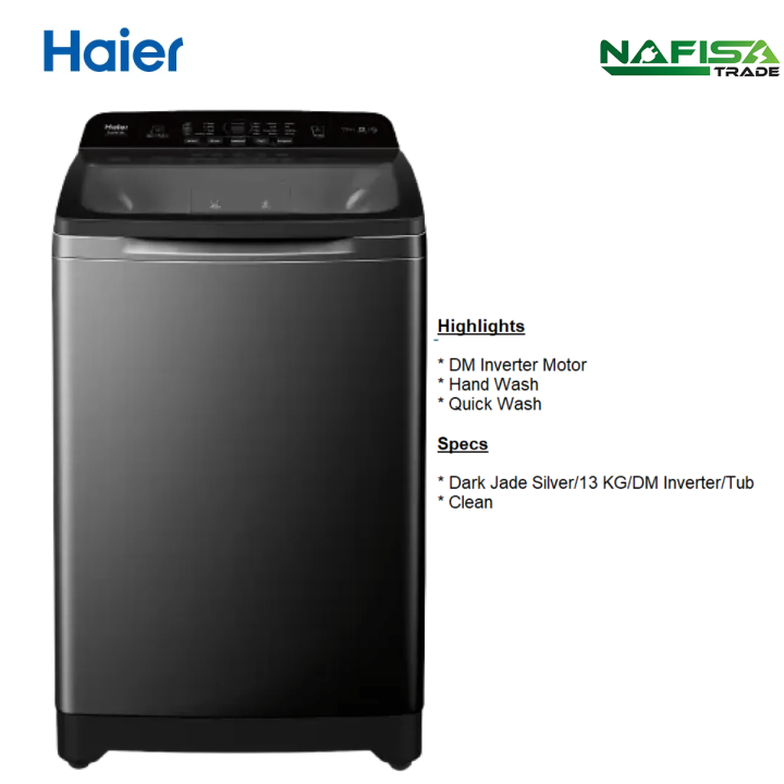 Haier Official 13 kg Top Loading washing Machine (HWM130-B1678ES8)
