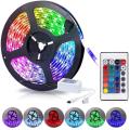 Rgb Remote Control Led Strip Light 16 Feet - Rgb Light. 