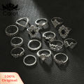 Carat 15-Piece Carat Women's Ring - Bohemian Style Open Ring. 