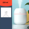220ml Mini Air Humidifier Aroma Essential Oil Diffuser with LED Night Lamp. 