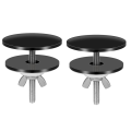 2 Pieces 2 inch Kitchen Sink Hole Cover Faucet Hole Cover Stainless Steel Kitchen Sink Tap Hole Plate Stopper Cover.