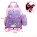 School Wheeled Backpack bag set for girls Trolley Bag with Wheels school Rolling Backpack Bags Kids Rolling Bacpack Trolley Bag.